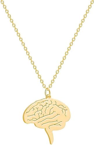 Brain Pendant Necklace